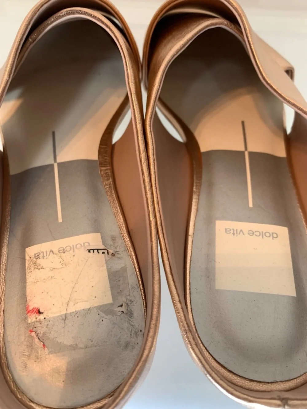 Dolce Vita Camia Mule Rose Gold Leather 7.5 - Picture 4 of 10